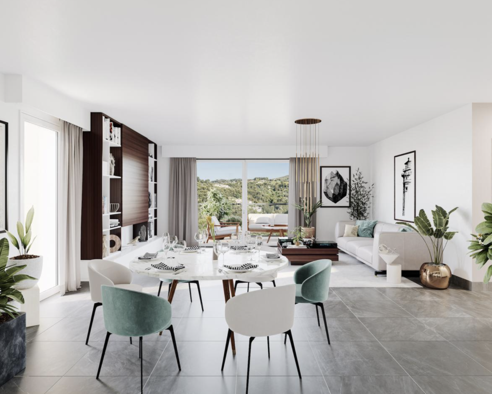 Beautiful new 3 Bedrooms apartment with unobstructed view