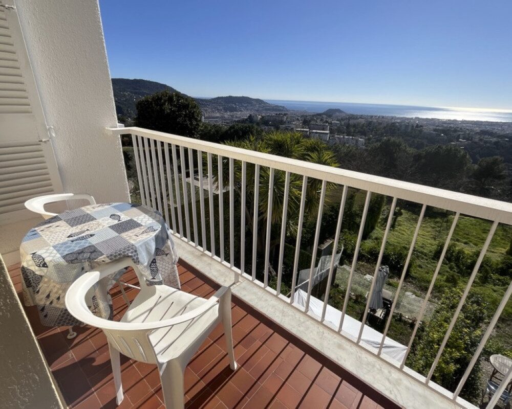 NICE RIMIEZ - Lumineux studio avec vue panoramique dans domaine privé