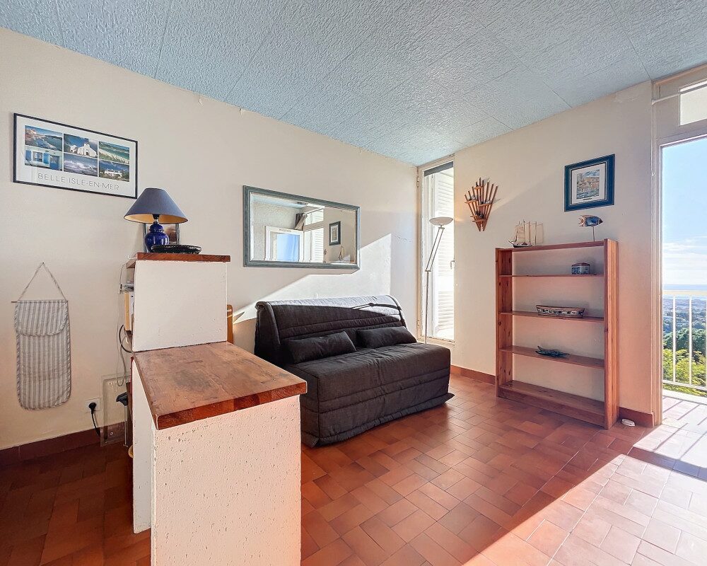 NICE RIMIEZ - Lumineux studio avec vue panoramique dans domaine privé
