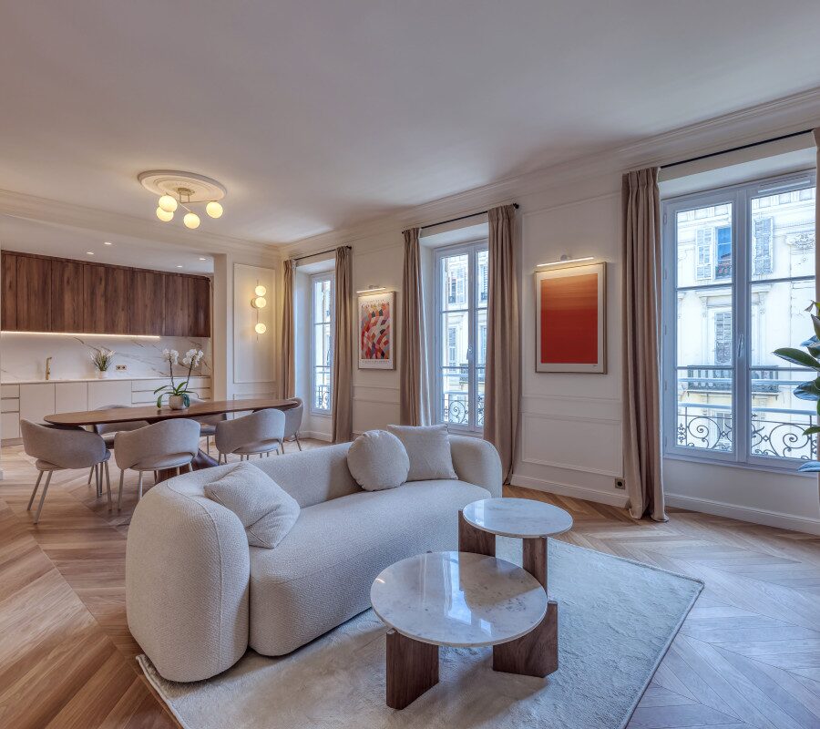 Nice CarrÃ© d'Or â Appartement haussmannien d'exception, entiÃ¨rement rÃ©novÃ©