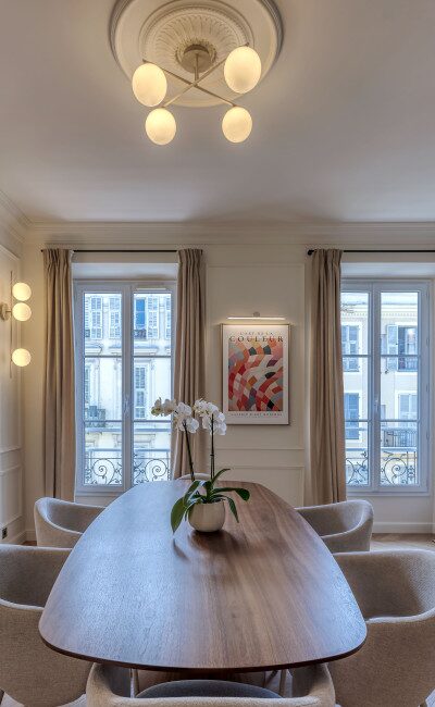 Appartement haussmannien Nice Carré d'Or 3 pièces rénové