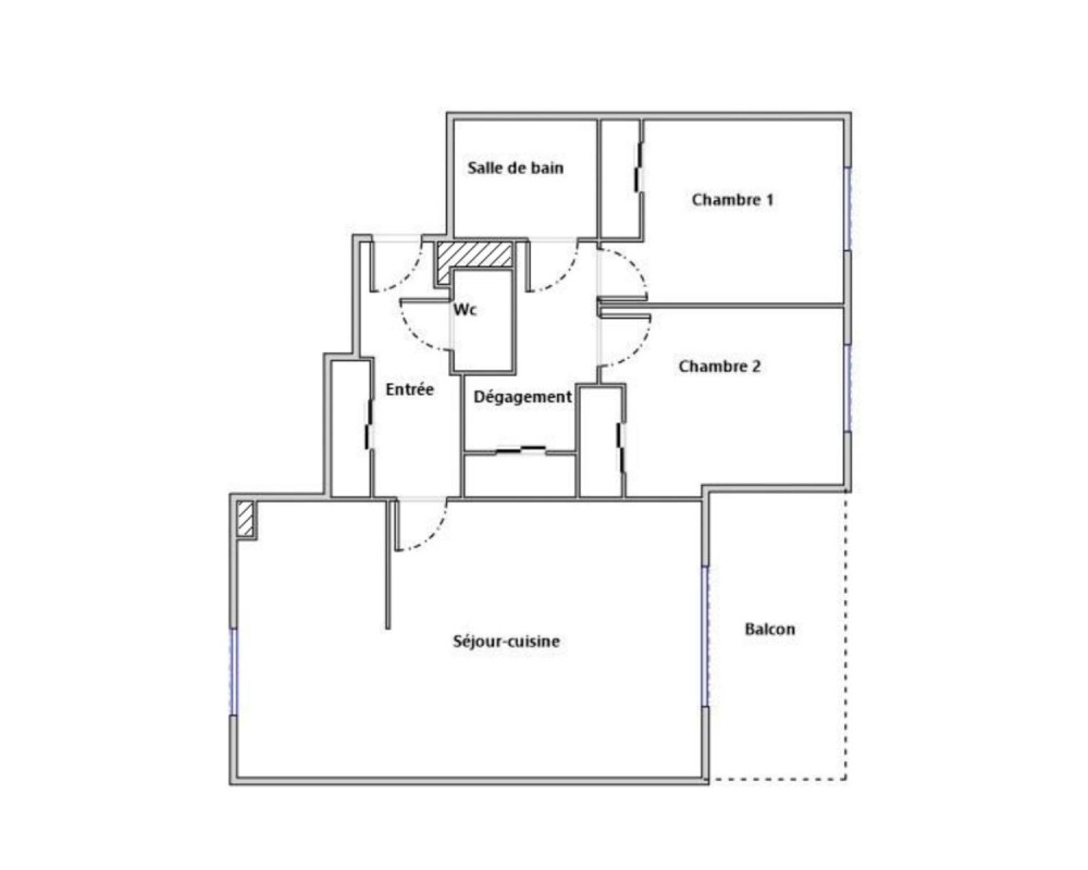 Appartement  - 3 pièces  - 60.0 m² -  359 000 € - À vendre 